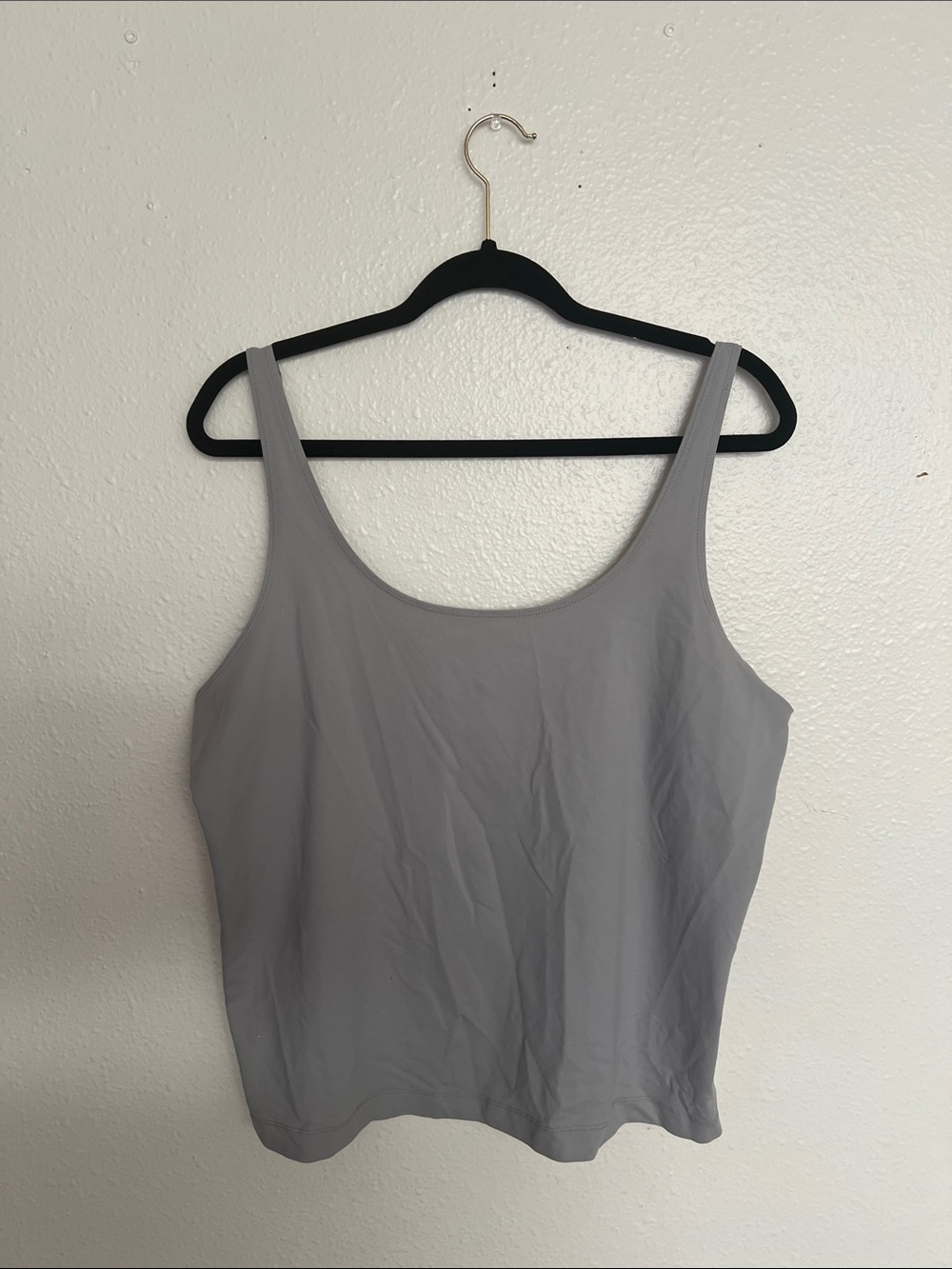 Chico's Light Gray Scoop Neck Tank Top